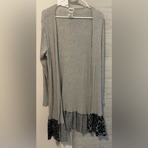 Vocal Heather Gray Women's Cardigan